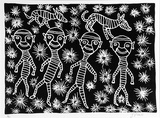 Artist: Pike, Jimmy. | Title: Murungurrwarnti | Date: 1985 | Technique: screenprint, printed in black ink, from one stencil