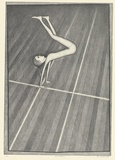 Artist: Brack, John. | Title: Hand balance. | Date: 1977 | Technique: lithograph, printed in black ink, from one zinc plate | Copyright: © Helen Brack