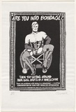 Artist: Cardew, Gaynor. | Title: Are you into BONDage?. | Date: 1989 | Technique: offset-lithograph, printed in colour, from multiple stones [or plates]