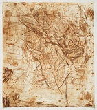 Artist: PARR, Mike | Title: Alphabet/Haemorrhage. | Date: 1992-93 | Technique: etching, printed in red ochre ink, from one plate