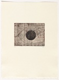 Artist: Friend, Ian. | Title: Terragni V | Date: 1995 | Technique: soft-ground etching, printed in colour, from two plates | Copyright: © Ian Friend