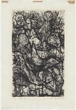 Artist: Kluge-Pott, Hertha. | Title: Birds, 63 | Date: 1963 | Technique: aquatint, printed in black ink, from one plate | Copyright: © Hertha Kluge-Pott