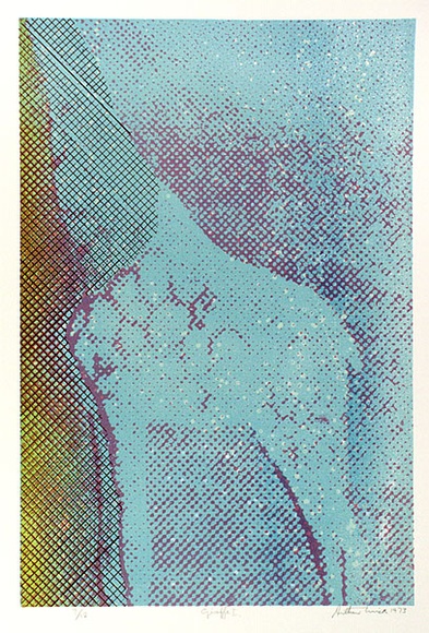 Artist: b'WICKS, Arthur' | Title: b'Giraffe I' | Date: 1973 | Technique: b'screenprint'