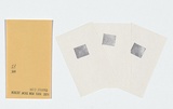 Artist: JACKS, Robert | Title: Three hand stamped prints. | Date: 1976 | Technique: rubber stamps, printed in colour, each from multiple blocks