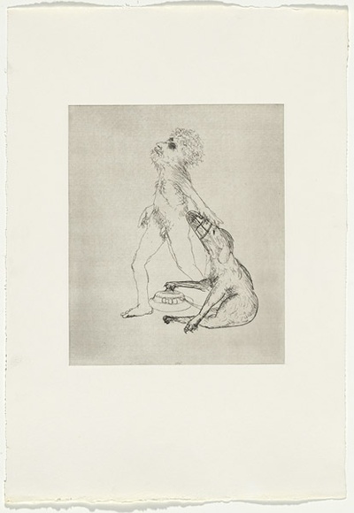 Artist: b'BOYD, Arthur' | Title: b'Colour blind.' | Date: 1970 | Technique: b'etching, printed in black ink, from one plate' | Copyright: b'Reproduced with permission of Bundanon Trust' Artist: b'BOYD, Arthur' | Title: b'Colour blind.' | Date: 1970 | Technique: b'etching, printed in black ink, from one plate' | Copyright: b'Reproduced with permission of Bundanon Trust'