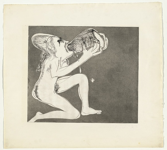 Artist: b'BOYD, Arthur' | Title: b'Lysistrata?.' | Date: (1970) | Technique: b'etching and aquatint, printed in black ink, from one plate' | Copyright: b'Reproduced with permission of Bundanon Trust' Artist: b'BOYD, Arthur' | Title: b'Lysistrata?.' | Date: (1970) | Technique: b'etching and aquatint, printed in black ink, from one plate' | Copyright: b'Reproduced with permission of Bundanon Trust'