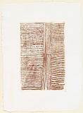 Artist: Kantilla, Kitty. (Kutuwalumi Purawarrumpatu). | Title: Jilamarra design | Date: 1999, November | Technique: sugarlift aquatint, printed in brown ink, from one plate