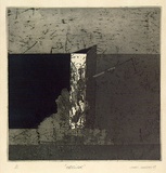 Artist: Neeson, John P. | Title: Obelisk | Date: 1969 | Technique: etching and aquatint, printed in colour, from two  plates