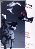 Artist: b'Bennett, John.' | Title: b'Exhibition: Lyn Ingoldsby, John Bennett, Vito Manfredi, Chameleon' | Date: 1983 | Technique: b'screenprint, printed in colour, from four stencils'