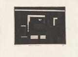 Artist: MEYER, Bill | Title: Interior geometry | Date: 1969 | Technique: etching, aquatint and drypoint, printed in black ink, from one plate | Copyright: © Bill Meyer