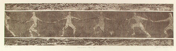 Artist: Neilson, Janet. | Title: Ceaseless flow #1 | Date: 1996, August - September | Technique: etching and aquatint, printed in brown ink, from one plate