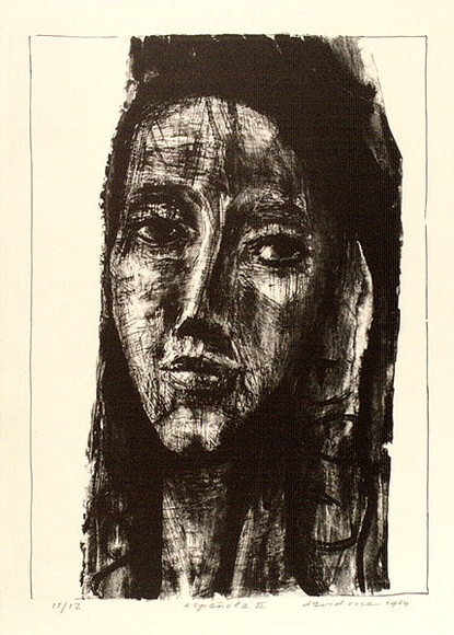 Artist: b'Rose, David.' | Title: b'Espanola II' | Date: 1964 | Technique: b'lithograph, printed in black ink, from one stone' Artist: b'Rose, David.' | Title: b'Espanola II' | Date: 1964 | Technique: b'lithograph, printed in black ink, from one stone'