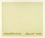 Artist: ROSE, David | Title: Sunflowers | Date: 1965