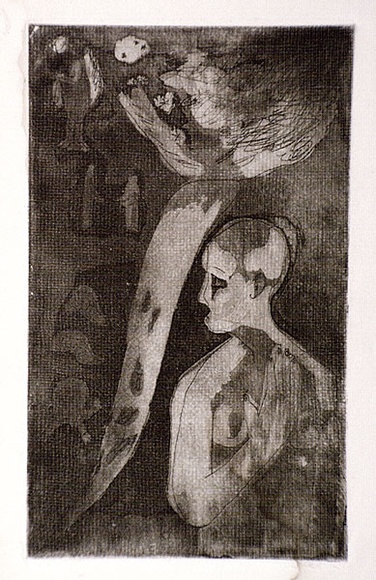 Artist: b'Shearer, Mitzi.' | Title: b'not titled' | Date: 1980 | Technique: b'screenprint, printed in colour, from two stencils'