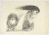 Artist: BOYD, Arthur | Title: St Francis when young turning aside. | Date: (1965) | Technique: lithograph, printed in black ink, from one plate | Copyright: Reproduced with permission of Bundanon Trust