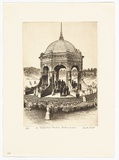 Artist: PLATT, Austin | Title: 1901 Federation Pavilion, Centennial Park, Sydney | Date: c.1987 | Technique: etching, printed in black ink, from one plate