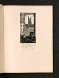 Artist: McGrath, Raymond. | Title: The Organ-Grinder. | Date: 1924 | Technique: wood-engraving, printed in black ink, from one block