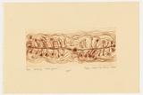 Artist: b'Napurrula Fisher, Topsy.' | Title: b'Mowiji - bush plum' | Date: 2004 | Technique: b'drypoint etching, printed in brown ink, from one perspex plate'