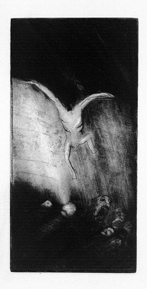 Artist: b'Lohse, Kate.' | Title: b'Integrity and the pits 4' | Date: 1984 | Technique: b'etching'