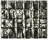 Artist: b'Fardin, Galliano.' | Title: b'Commission 10: # 5.' | Date: 2005 | Technique: b'linoblock, printed in black ink front and verso, from 2 blocks'