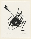 Artist: RADO, Ann | Title: Y2K bug | Date: 1999, October | Technique: lithograph, printed in black ink, from one stone