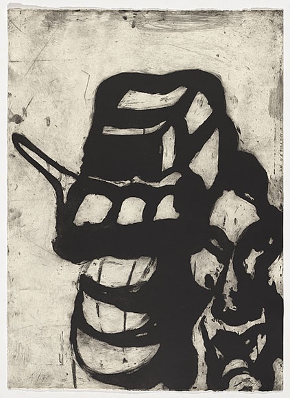 Artist: b'PARR, Mike' | Title: b'The psychopathic family, # 10.' | Date: 1994 | Technique: b'lift-ground aquatint, printed in black ink, from one copper plate' Artist: b'PARR, Mike' | Title: b'The psychopathic family, # 10.' | Date: 1994 | Technique: b'lift-ground aquatint, printed in black ink, from one copper plate'