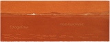 Artist: MADDOCK, Bea | Title: Terra Spiritus...with a darker shade of pale | Date: 1993-98 | Technique: stencil print, printed in hand-ground Launceston ochre from multiple hand-cut mylar stencils; letterpress text blind printed; hand-drawn script