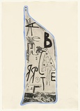 Artist: Watson, Jenny. | Title: The bottled memories | Date: 1988 | Technique: lift-ground aquatint, etching and roulette, printed in black ink, from one zinc plate; hand-coloured