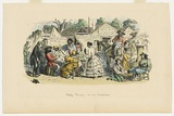 Artist: Leech, John. | Title: Topsy turvey - or, our Antipodes | Date: 1864 | Technique: etching, printed in black ink, from one plate; hand-coloured