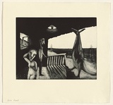 Artist: Shead, Garry. | Title: Envoy | Date: 1994 | Technique: etching and aquatint, printed in black ink, from one plate | Copyright: © Garry Shead