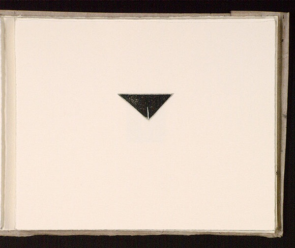 Artist: Mann, Gillian. | Title: (Triangle). | Date: 1981 | Technique: etching, printed in black ink, from one plate