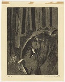 Artist: WILLIAMS, Fred | Title: The forest pond | Date: 1959-60 | Technique: etching, engraving, drypoint and aquatint, printed in black ink, from one copper plate | Copyright: © Fred Williams Estate