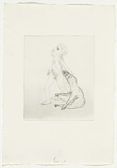 Artist: b'BOYD, Arthur' | Title: b'Colour blind.' | Date: 1970 | Technique: b'etching, printed in black ink, from one plate' | Copyright: b'This work appears on screen courtesy of Bundanon Trust' Artist: b'BOYD, Arthur' | Title: b'Colour blind.' | Date: 1970 | Technique: b'etching, printed in black ink, from one plate' | Copyright: b'This work appears on screen courtesy of Bundanon Trust'
