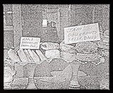 Artist: b'Wight, Normana.' | Title: b'Jam Doughnuts Fresh Food Daily.' | Date: 1989 | Technique: b'screenprint, printed in colour, from four stencils'