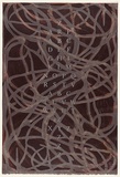 Artist: Tillers, Imants. | Title: Alphabet [4] | Date: 2003 | Technique: woodcut and etching, printed in colour, from  plywood block and copper plate | Copyright: Courtesy of the artist