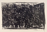 Artist: Halpern, Stacha. | Title: not titled [Paris scene] | Date: 1965, November | Technique: lithograph, printed in black ink, from one stone [or plate]