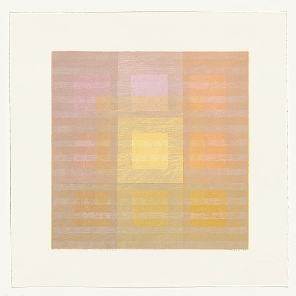 Artist: b'MARK HOWLETT FOUNDATION' | Title: b'Project #5: 9 x 9 folio.' | Date: 1998-99 | Technique: b'screenprint, printed in colour, from multiple stencils'