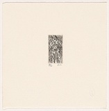 Artist: Cummings, Elizabeth. | Title: Standing figure | Date: 2006 | Technique: etching, printed in black ink, from one plate