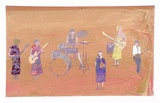 Artist: b'Johnson, Tim.' | Title: b'Electric Fanz' | Date: 1979 | Technique: b'screenprint, printed in colour, from multiple stencils' | Copyright: b'\xc2\xa9 Tim Johnson'
