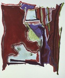 Artist: Morris, Robert J. | Title: (Series 89. no. 7) | Date: 1989 | Technique: lithograph, printed in colour from six stones