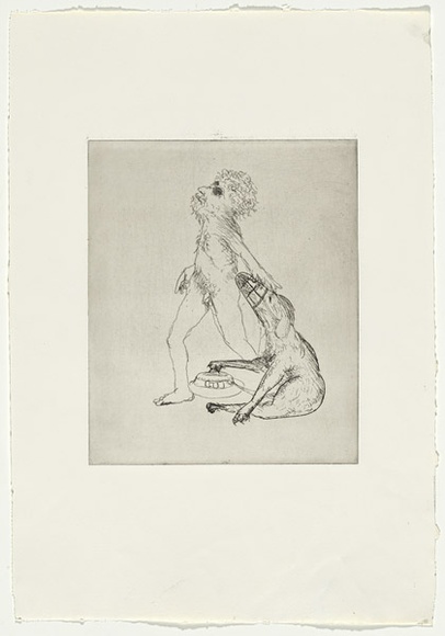 Artist: b'BOYD, Arthur' | Title: b'Colour blind.' | Date: 1970 | Technique: b'etching, printed in black ink, from one plate' | Copyright: b'Reproduced with permission of Bundanon Trust' Artist: b'BOYD, Arthur' | Title: b'Colour blind.' | Date: 1970 | Technique: b'etching, printed in black ink, from one plate' | Copyright: b'Reproduced with permission of Bundanon Trust'