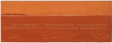 Artist: MADDOCK, Bea | Title: Terra Spiritus...with a darker shade of pale | Date: 1993-98 | Technique: stencil print, printed in hand-ground Launceston ochre from multiple hand-cut mylar stencils; letterpress text blind printed; hand-drawn script