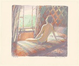 Artist: Seidel, Brian | Title: Interior afternoon [2]. | Date: 1988 | Technique: screenprint, printed in colour, from multiple stencils