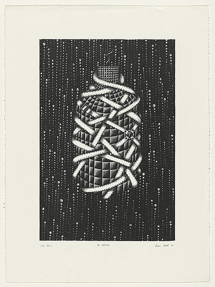 Artist: b'Casbolt, Leonie.' | Title: b'The submission' | Date: 1984 | Technique: b'photo-lithograph, printed in black ink, from one stone' Artist: b'Casbolt, Leonie.' | Title: b'The submission' | Date: 1984 | Technique: b'photo-lithograph, printed in black ink, from one stone'