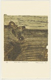 Artist: Cavanna, Claire. | Title: Alluvia III - unnatural. | Date: 1991 | Technique: woodcut, printed in colour, from multiple blocks | Copyright: This work appears on screen courtesy of the artist and copyright holder