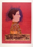 Artist: Moore, Mary. | Title: I Miss Australia (after the National) | Date: 1980 | Technique: lithograph, printed in colour, from nine plates | Copyright: © Mary Moore