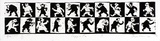 Artist: b'Allen, Joyce.' | Title: b'Capp and Co.' | Date: 1971 | Technique: b'linocut, printed in black ink, from one block'