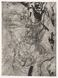 Artist: PARR, Mike | Title: Polish mud # 7 | Date: 1995 | Technique: drypoint and lift-ground aquatint, printed in colour, from 2 copper plates
