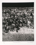 Artist: Hadley, Basil. | Title: Fremantle wall II | Date: 1975 | Technique: etching and aquatint, printed in black ink, from one plate