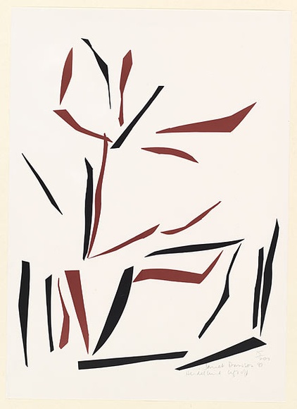 Artist: b'Dawson, Janet.' | Title: b'Heidelbird liftoff.' | Date: 1981 | Technique: b'lithograph, printed in colour, from two plates' | Copyright: b'\xc2\xa9 Janet Dawson. Licensed by VISCOPY, Australia' Artist: b'Dawson, Janet.' | Title: b'Heidelbird liftoff.' | Date: 1981 | Technique: b'lithograph, printed in colour, from two plates' | Copyright: b'\xc2\xa9 Janet Dawson. Licensed by VISCOPY, Australia'